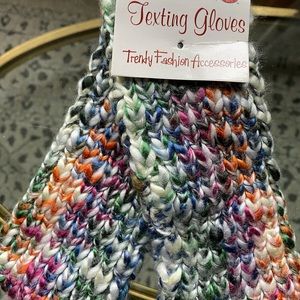 New with Tag Colorful Rainbow Texting Gloves